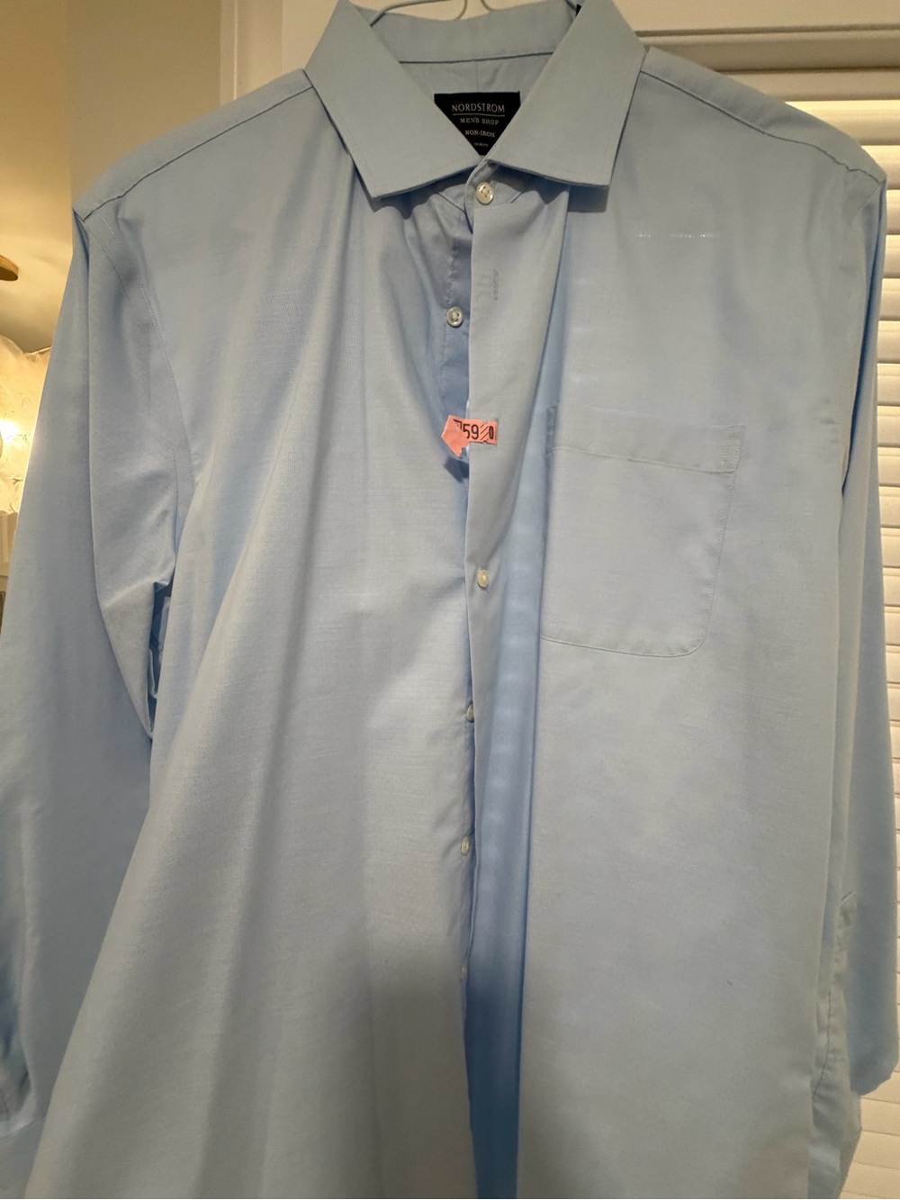 Nordstrom Men’s Light Blue Dress Shirt - Classic Fit 34-35